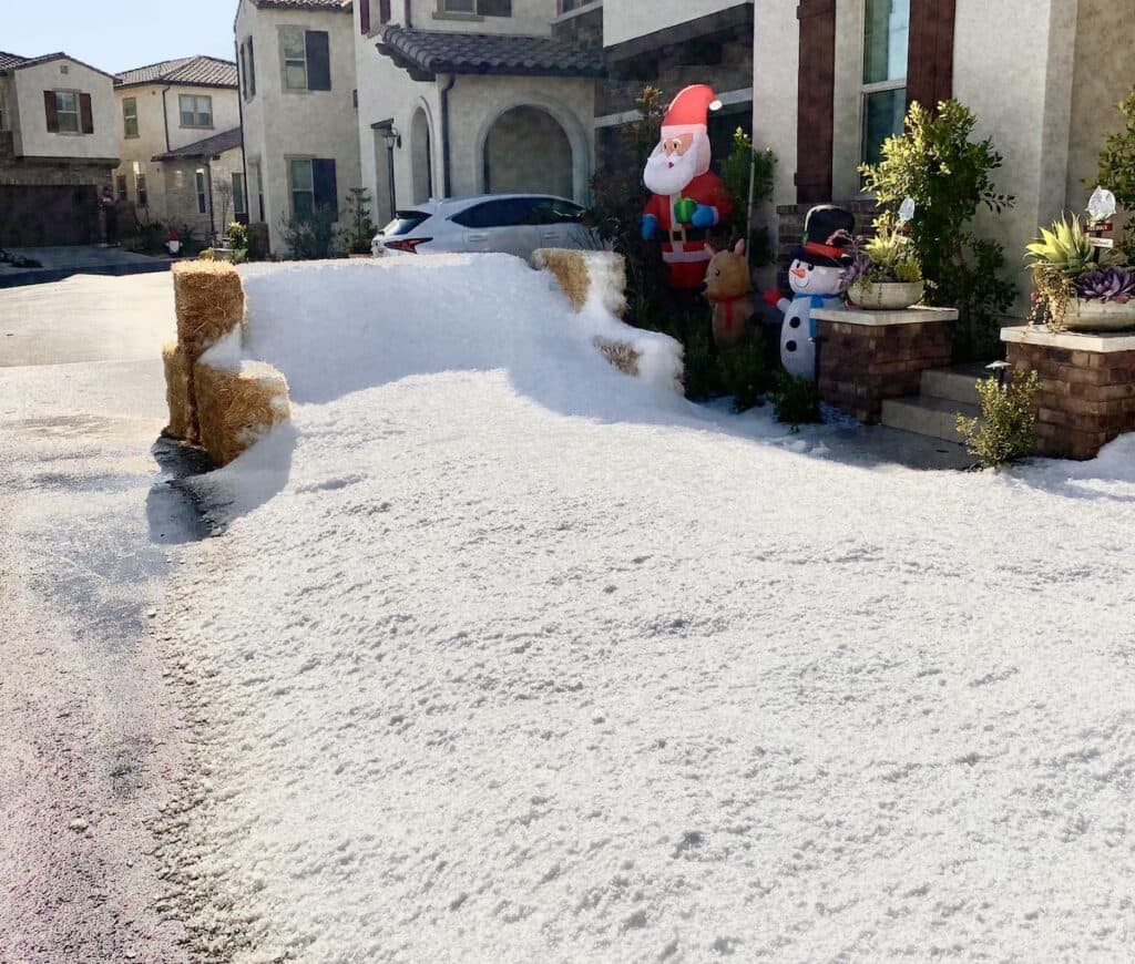 snow sled run